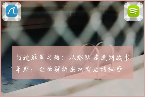 打造冠军之路：从球队建设到战术革新，全面解析成功背后的秘密