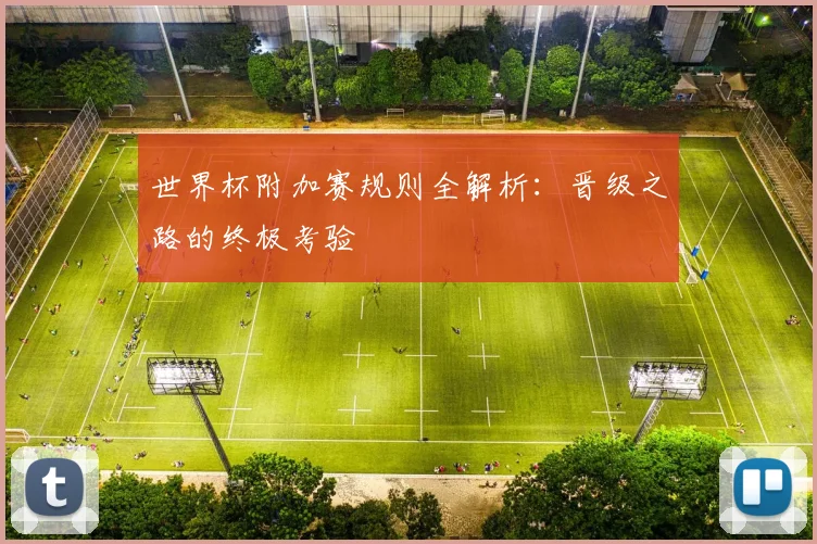 世界杯附加赛规则全解析：晋级之路的终极考验