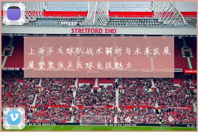 上海乒乓球队战术解析与未来发展展望聚焦乒乓球竞技魅力